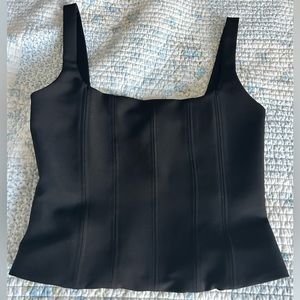 Black corset top